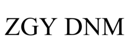 ZGY DNM trademark