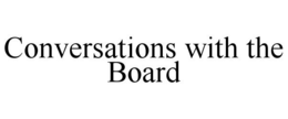 CONVERSATIONS WITH THE BOARD trademark