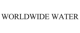 WORLDWIDE WATER trademark