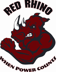 RED RHINO WHEN POWER COUNTS trademark
