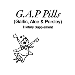 G.A.P PILLS (GARLIC, ALOE & PARSLEY) DIETARY SUPPLEMENT trademark