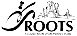 ROOTS RESTAURANT ONSITE OFFSITE TRAINING SERVICES trademark