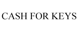 CASH FOR KEYS trademark