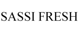 SASSI FRESH trademark