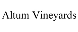 ALTUM VINEYARDS trademark