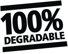 100% DEGRADABLE trademark
