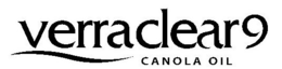 VERRACLEAR9 CANOLA OIL trademark
