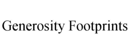 GENEROSITY FOOTPRINTS trademark