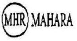 MHR MAHARA trademark