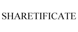 SHARETIFICATE trademark