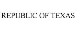 REPUBLIC OF TEXAS trademark