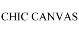 CHIC CANVAS trademark