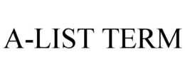 A-LIST TERM trademark