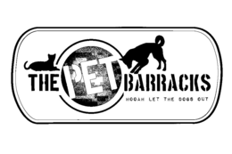 THE PET BARRACKS HOOAH LET THE DOGS OUT trademark