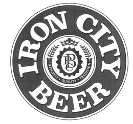 PBC IRON CITY BEER INTEGRITY · QUALITY · TRADITION trademark