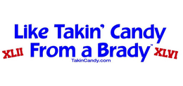 LIKE TAKIN' CANDY XLII FROM A BRADY XLVI TAKINCANDY.COM trademark