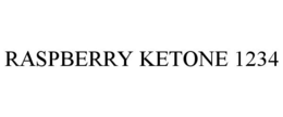 RASPBERRY KETONE 1234 trademark