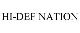 HI-DEF NATION trademark