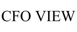 CFO VIEW trademark