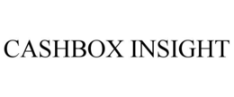 CASHBOX INSIGHT trademark