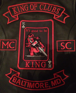 KING OF CLUBS MC SC KING BALTIMORE, MD KK IT'S GOOD TO BE trademark