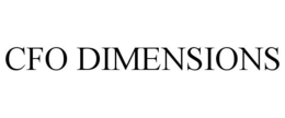 CFO DIMENSIONS trademark