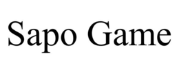 SAPO GAME trademark