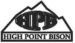 HPB HIGH POINT BISON trademark