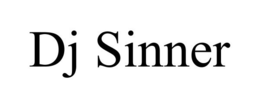DJ SINNER trademark