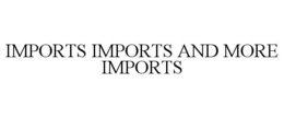 IMPORTS IMPORTS AND MORE IMPORTS trademark