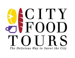 CITY FOOD TOURS THE DELICIOUS WAY TO SAVOR THE CITY trademark