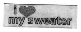 I MY SWEATER trademark
