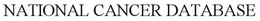 NATIONAL CANCER DATABASE trademark