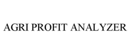 AGRI PROFIT ANALYZER trademark