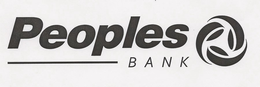 PEOPLES B A N K trademark