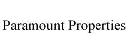 PARAMOUNT PROPERTIES trademark