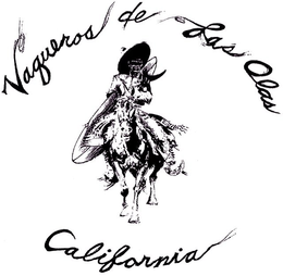 VAQUEROS DE LAS OLAS CALIFORNIA trademark