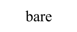 BARE trademark