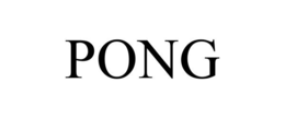 PONG trademark