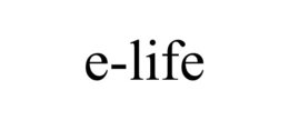 E-LIFE trademark