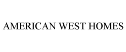 AMERICAN WEST HOMES trademark
