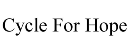 CYCLE FOR HOPE trademark