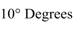 10° DEGREES trademark