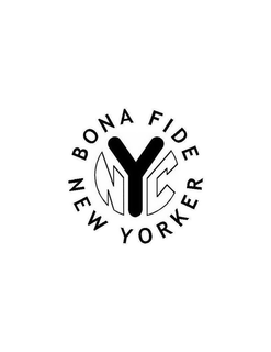 NYC BONA FIDE NEW YORKER trademark