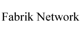 FABRIK NETWORK trademark