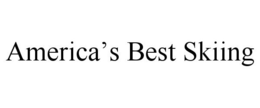 AMERICA'S BEST SKIING trademark