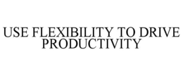 USE FLEXIBILITY TO DRIVE PRODUCTIVITY trademark