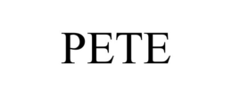 PETE trademark