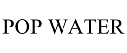 POP WATER trademark