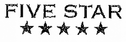FIVE STAR trademark